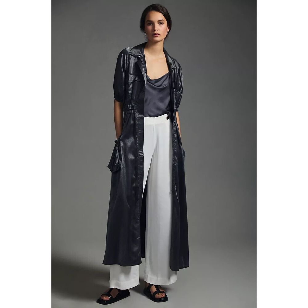 Anthropolgie x Samant Chauhan Utility Shirt Dress Size 1XL - Picture 6 of 15
